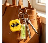 Ensemble d'outils manuels créatifs pour la maison Tournevis & Ruban à mesurer - Kit d'outils de réparation pour la maison - Porte-clés de calibration de niveau pour travaux DIY de meubles Essentiel Ou