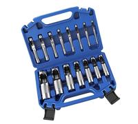 Ensemble d'outils manuels robustes pour ceintures, sacs, bracelets de montre - Comprend 15 matrices de découpe pour cuir