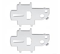 Ensemble d'outils marins 2 clés de remplissage en acier inoxydable avec tournevis intégré et décapsuleur pour bateaux (1 pièce)