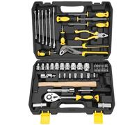 Ensemble d'outils mécaniques ouille, ensemble d'outils de réparation automobile, Kit d'outils manuels de 58 pièces, boîte à outils, mallette de rangement outil