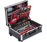Ensemble d'outils - MEISTER - 238 pièces - Trolley mobile - Poignée télescopique - Professionnel