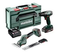 Ensemble d'outils Metabo Combo Set 2.2.5 (BS 18 + SGS 18 LTX Q); 18 V; 2x2,0 Ah accu.