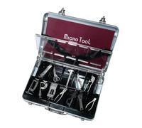 Ensemble d'outils miniatures - 12 types, boîtier en aluminium, alliage d'acier et acier inoxydable, 25 mm