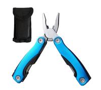 Ensemble d'outils multifonctions 9 en 1, pince en acier inoxydable et mini clé, bricolage, extérieur et camping, acier inox, pince, cutter, tournevis, cadeaux pour homme, équipement de camping