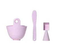 Ensemble d'outils portables en silicone avec bol mélangeur et accessoires essentiels pour les amateurs de beauté
