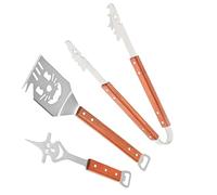 Ensemble d'outils pour Barbecue - Pince spatule Professionnelle compacte, Fourchette, 3 pièces | pour grillades | pour Papa Grand-père Fils père