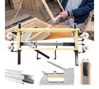 Ensemble d'outils pour cadre d'abeille - Enfile-fil, agrafeuse robuste et tendeur de fil pour l'apiculture - Équipement essentiel pour les fermes d'abeilles domestiques et commerciales