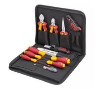 Ensemble d'outils pour électriciens Wiha 12 pièces Acier 9300-025 - Rouge