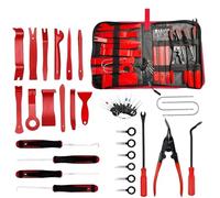 Ensemble d'outils pour la réparation automobile Outils for voiture, kit de démontage intérieur, outil garniture panneau, démonte-plastique for, mallette complet(38PCS (Box))