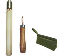 Ensemble Doutils Pour La Taille De La Pierre En Obsidienne, Kit De 4 Pièces Comprenant Un Marteau En Cuivre Et Un Outil De Pression Avec Manches En Bois Pour Le Façonnage Du Silex, La Small