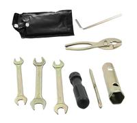 Ensemble d'outils pour moto - Clé à bougie d'allumage de 6,3 pouces | Kit de douilles en alliagę d'aluminium - Jeu de douilles multi-tailles durablę pour retirer et installer les bougies d'allumage