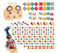 Ensemble D'outils Pour - Perceuse Électronique, Ensemble De Jeu, Apprentissage Créatif STEM | Kit Éducatif Pratique, Boîte À Outils De Construction De Bricolage, Perceuse Électrique Réaliste,