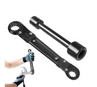 Ensemble d'outils pour plomberie : filetage MPT 3/8 1/2, clé à double pointe, ferrures pour montage de tuyaux | Installation de toilettes résidentielles et commerciales Vanne d'arrêt d'eau