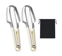 Ensemble D'Outils Pour Trancher La Pastèque De 6 Pièces, Sac De Rangement 1 Pièce, Coupe-Pastèque, Coupe-Melon, Lame De Fruit En Acier Inoxydable 2 En 1 Pour Pastèque