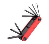 Ensemble d'outils pour vélo électrique, kit d'outils de réparation de vélo - Outil multifonction 7 en 1 avec clé hexagonale - Clé tournevis multi-outil outil de réparation de Cycle pliant ensemble d'a