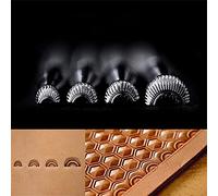 Ensemble d'outils professionnels de sculpture sur cuir pour fabrication de selle, estampage, outils de poinçonnage pour l'artisanat du cuir (HB2 0)