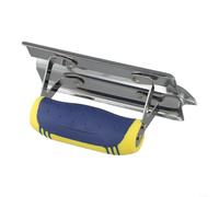 Ensemble d'outils professionnels en acier inoxydable pour bordure à béton avec poignée ergonomique pour plâtre, ciment rainuré, travaux de finition (b)