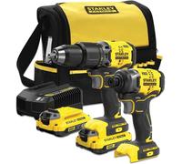 Ensemble d'outils Stanley SFMCK461D2S-QW (SFMCD715 + SFMCF820); 2x2,0 Ah accu.