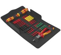 Wera – Jeu d'outils isolés Kraftform Kompakt VDE 05006610001 – 17 pièces, 1 000 V, embouts 157 mm