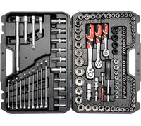 Yato Douilles YT-38801 – Lot de 120 (1/4", 3/8" et 1/2")