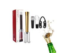 Ensemble d'ouvre-bouteilles, ensemble d'ouvre-bouteille de vin | Accessoires pour vin Kit d'ouvre-bouteille multifonctionnel Bouchon à vide, ouvre-bouteille de vin manuel, pratique et résistant, pour
