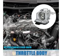 Ensemble Du Corps De Papillon N°22030-0V010 Corps De Papillon De 70 Mm pour Toyota Camry 2.5L L4 - Essence 2010-2017 En Alliage D'Aluminium Ton Argent