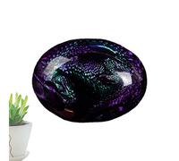 Ensemble d'œufs de Dragon de Lave, œuf de Dragon de Lave Violet en résine Transparente - Souvenir et Unique d'œufs de Dragon sculptés à la Main, Merveilleux Cadeau pour décorations de Bureau, c