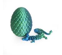 Ensemble d'œufs de dragon magiques entièrement articulés en 3D, jouet de dragon en cristal pour adultes, décoration fantastique, c2
