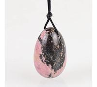 Ensemble d'œufs de jade en rhodonite naturelle Yoni - Boule de massage en quartz minéral - 40 x 25 mm