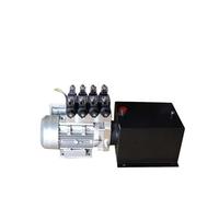 Ensemble d'unité de puissance hydraulique 220V/380V, Station de pompe hydraulique bidirectionnelle Miniature, cylindre de plate-forme de levage électrique(2.2KW220V-12L Square)