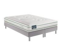 Ensemble dunlopillo genius latex naturel 160/2x80x200