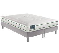 Ensemble dunlopillo genius latex naturel 180/2x90x200 Blanc