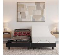 Ensemble literie relaxation Bellecour LITERIE - Ensemble Duo BODYSOFT 2x80x200 cm - Sommiers électriques + Matelas Mémoire de forme