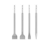 Ensemble-Duoku-de Burins SDS Plus, Compatibles avec Marteaux Perforateurs, 1 Burin Pointu, 1 Bêche Coudée et 2 Burins Plats