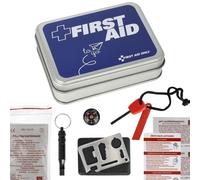 Ensemble D'urgence 22 Pcs To Go En Boîte Métallique First Aid Only
