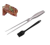 Ensemble d'ustensiles de barbecue, ustensiles de barbecue en acier inoxydable, outils de barbecue pour griller et cuisiner, à utiliser dans les restaurants, les fêtes de jardin, les buffets
