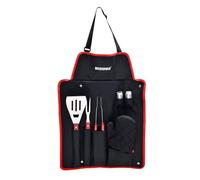 Ensemble d'ustensiles de Cuisine Bergner BBQ Acier Inoxydable argenté (7 pièces)