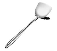 Ensemble d'ustensiles de cuisine en acier inoxydable 316L avec cuillère fendue, spatule, louche pour la cuisine, les grillades et le service (B)