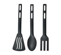 Ensemble d'ustensiles de cuisine en nylon - Ensemble de cuillères et spatules, pelle cannelée résistante à la chaleur jusqu'à 446 °F - Gadgets de cuisine portables avec fourchette pour cuisiner et