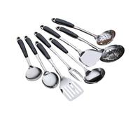 Ensemble d'ustensiles de cuisine, spatule for équipement cuisson en acier inoxydable, accessoires essentiels