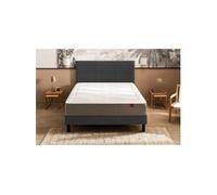 Ensemble Epeda Échappée + Sommier Confort Ferme 90x190 Blanc