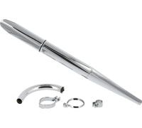 Ensemble : Échappement, chromé, complet avec collecteur - pour Simson KR51 Schwalbe (jusqu'en 1965)