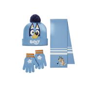 Ensemble écharpe bluey de 3 pièces light blue TU