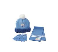 Ensemble écharpe la reine des neiges de 3 pièces light blue TU