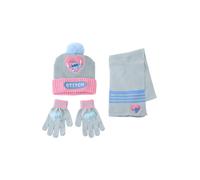 Ensemble écharpe stitch de 3 pièces multicolor TU