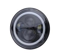 Ensemble Eclairage Avant Phare Rond Universel De 7 Pouces Pour Wrangler JK TJ Pour Hummer H1 H2 12 V 24 V Pour Suzuki Pour Samurai Pour Lada 4x4 Pour Urban Pour Niva Projecteur(1pcs Black B)