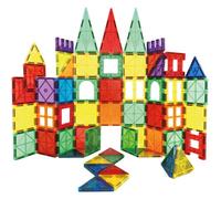 Ensemble éducatif de blocs magnétiques - SPRINGOS - 100 pièces - Multicolores - 3 ans et plus - CE