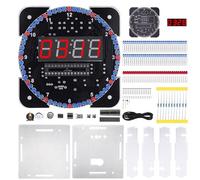 Ensemble électronique d ' horloge numérique avec mémoire, Red