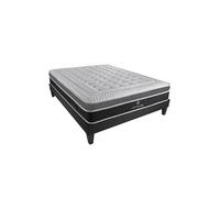 Ensemble ELEGANCE 160x200 cm - Matelas Mémoire de forme + Sommier Bois