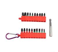 Ensemble Embouts Visseuse 21, Acier Alliage, Hex 6.35mm Ensemble | Ensemble Tournevis 21 ,Embouts Acier Alliage Durci,Compatible pour perceuse Électrique,Tige